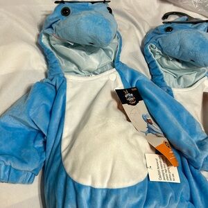 Halloween costume shark infant. Hyde and eek. Blue white shark pullover. New